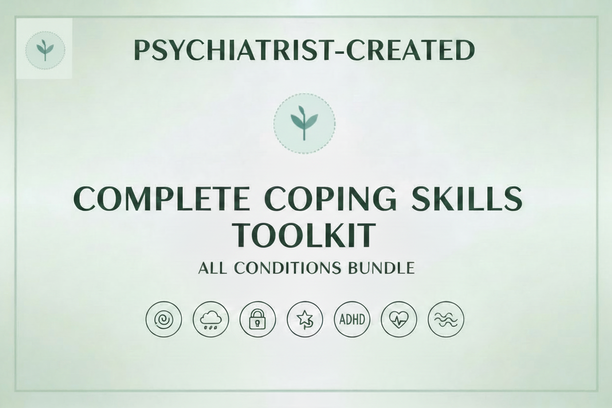 Complete Coping Skills Toolkit - Restructured Layout