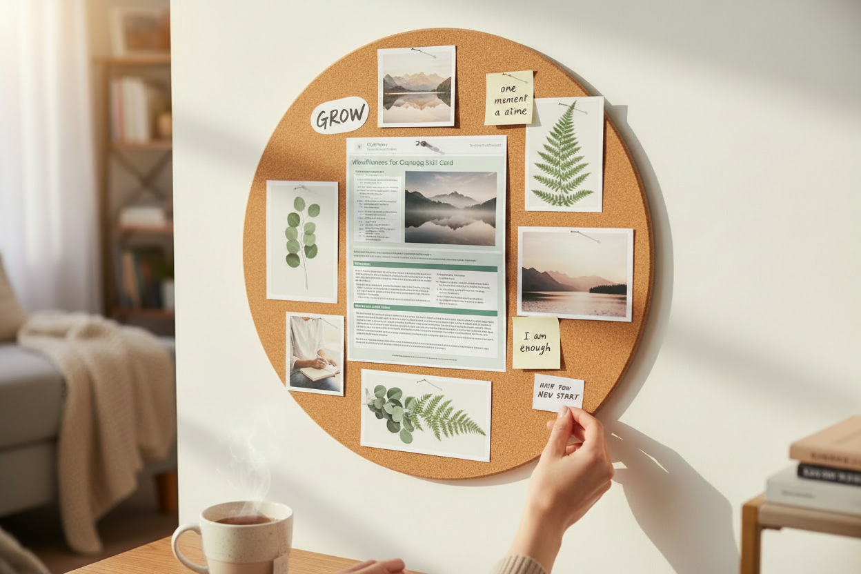 OCD Coping Card Vision Board - Regenerated